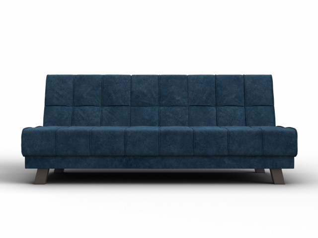 Диван-кровать "Винсент", велюр BRUT (БРУТ) 11 синий, 126443