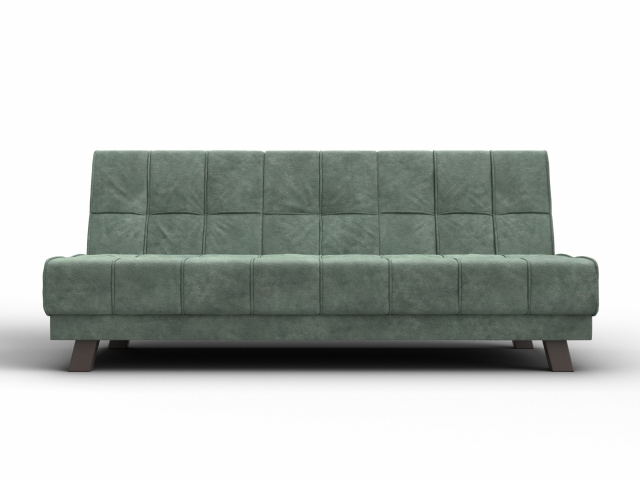 Диван-кровать "Винсент", велюр BRUT (БРУТ) 08 зеленый, 126442