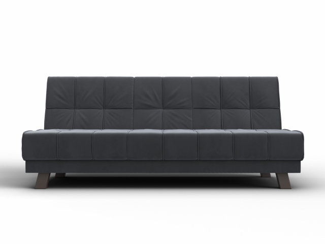 Диван-кровать "Винсент", Seven (Севен) 17 серый велюр, 102869