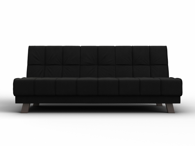 Диван-кровать "Винсент" черный микровельвет, 102876