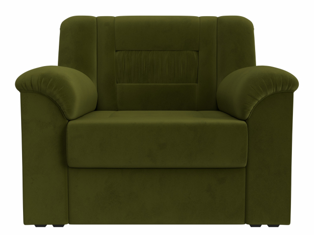 Кресло для отдыха "Карелия" микровельвет зеленый, 113301