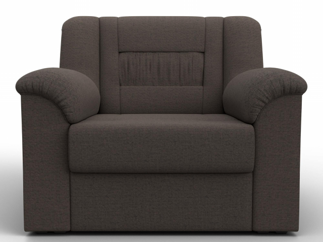 Кресло для отдыха "Карелия" рогожка Амур коричневый, 125055