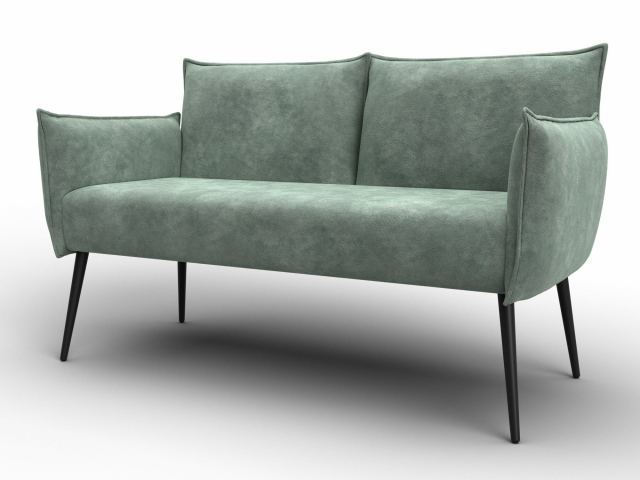 Диван прямой "Лига-083" велюр BRUT (БРУТ) 08 зеленый, 131077