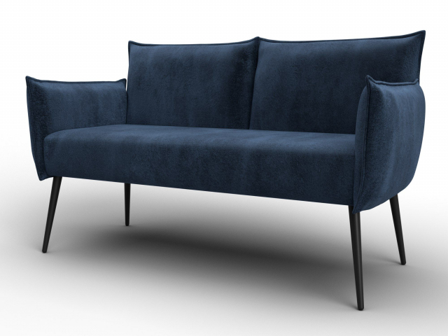 Диван прямой "Лига-083" велюр TOWER (ТАУЭР) 13 синий, 131072