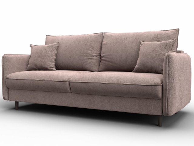 Диван-кровать "Лига-064" НПБ, велюр TOWER (ТАУЭР) 05 бежевый, 129608