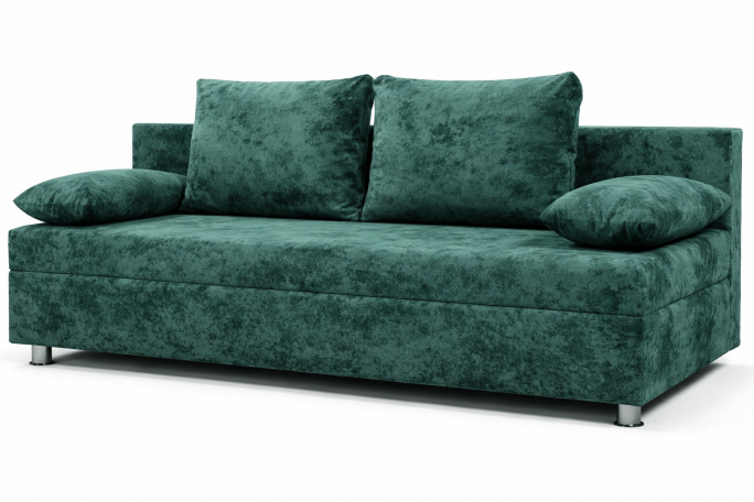 Диван-кровать "Британия" велюр Овен изумруд