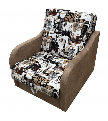 Кресло-кровать "Людмила МП" флок, 71-88