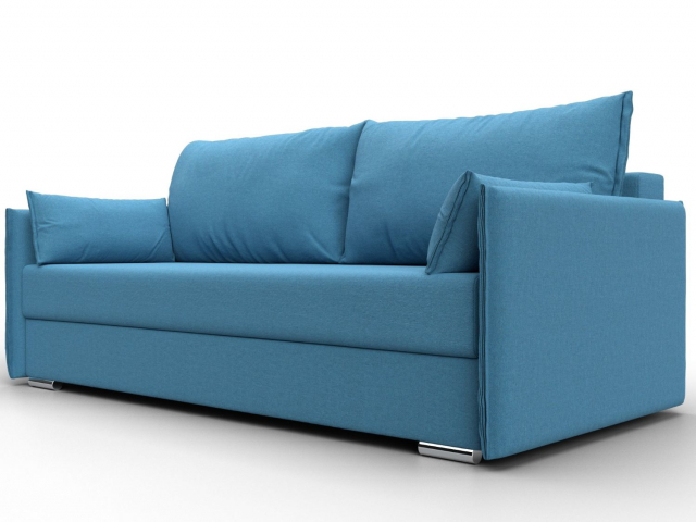 Диван-кровать "Сайгон" рогожка Амур голубой, 125107