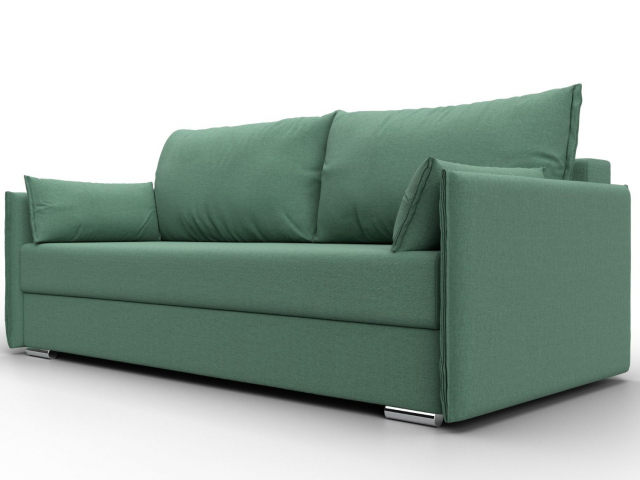 Диван-кровать "Сайгон" рогожка Амур зеленый, 124382
