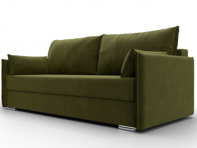 Диван-кровать "Сайгон" микровельвет зеленый, 115111