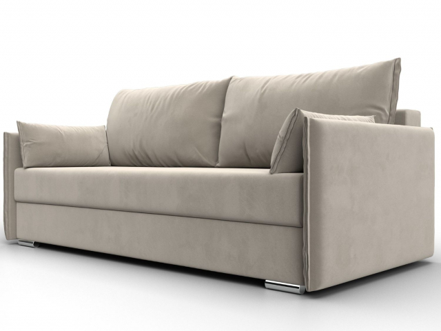 Диван-кровать "Сайгон" микровельвет бежевый, 115108