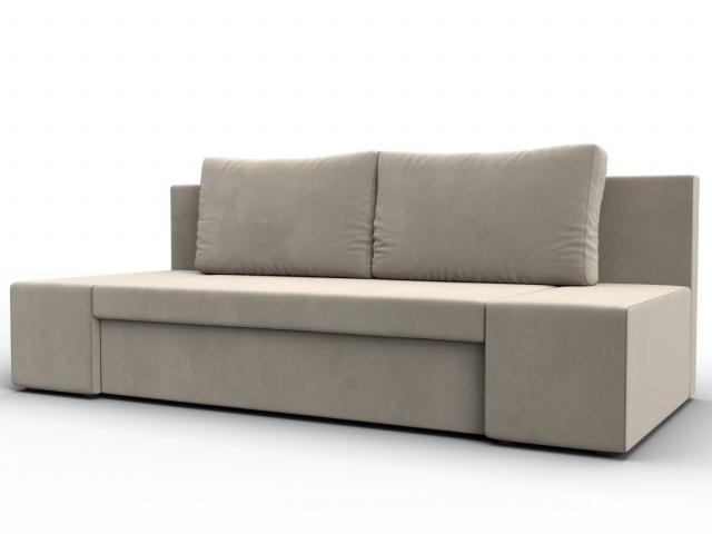 Диван-кровать "Сан Марко" микровельвет бежевый, 114016