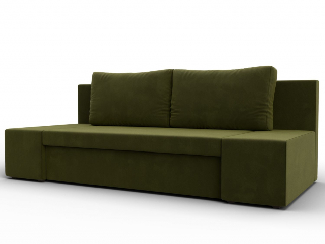 Диван-кровать "Сан Марко" микровельвет зеленый, 114018