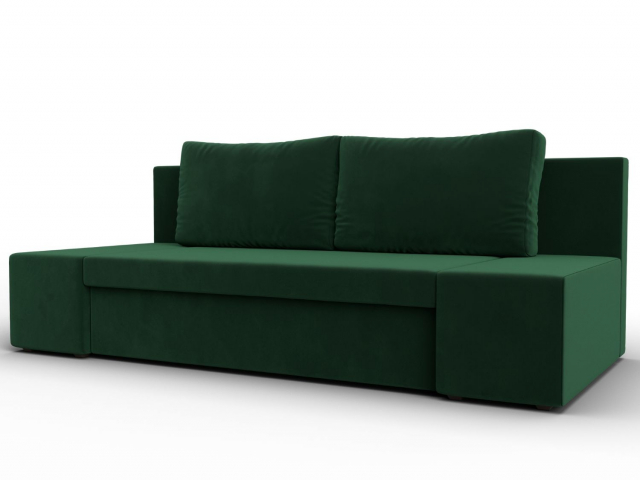 Диван-кровать "Сан Марко" велюр зеленый, 114011