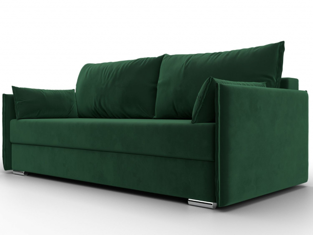 Диван-кровать "Сайгон" велюр зеленый, 115103