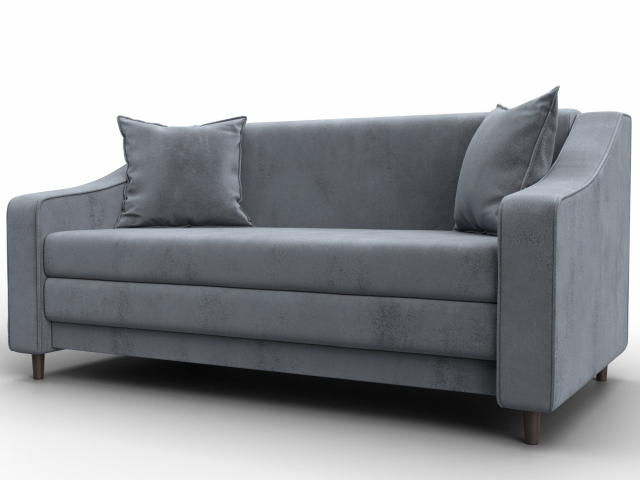 Диван-кровать "Лига-071" велюр TOWER (ТАУЭР) 10 серый, 129776