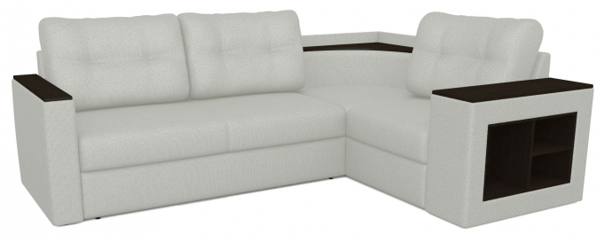 Угловой диван-кровать "3НД" с полкой