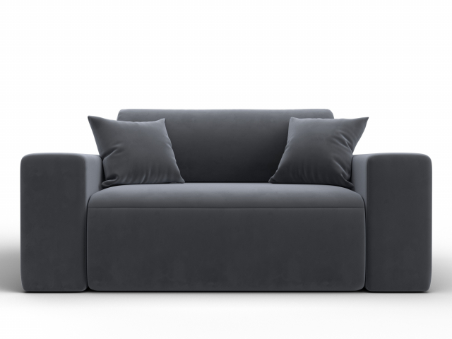 Кресло-кровать "Лига-036", велюр Seven (Севен) 17 серый, 121293