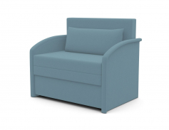 Современный диван-кровать "малыш" 750, микровелюр catania dusty blue (катаниа дасти блю)