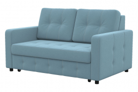 Современный диван-кровать "смарт" микровелюр catania dusty blue (катаниа дасти блю)