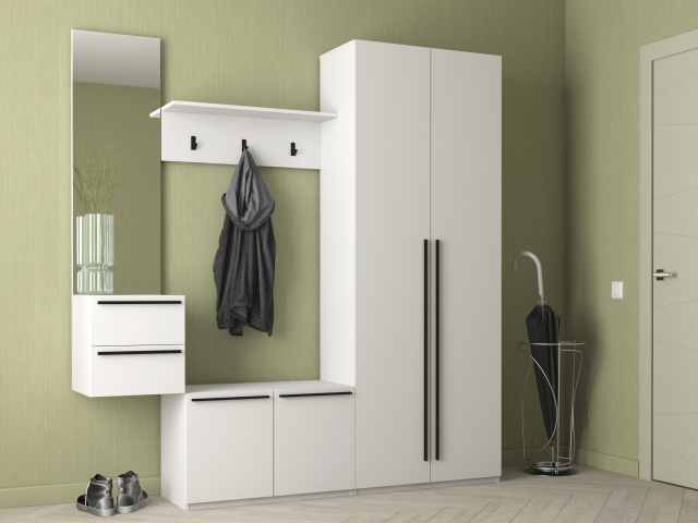 Прихожая "Лаура-5" белый