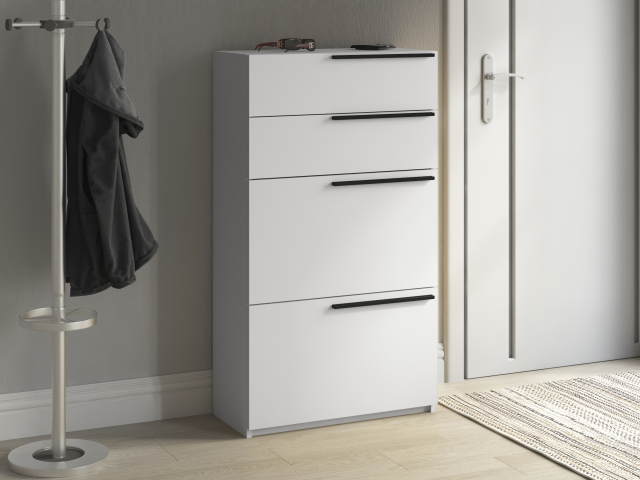 Обувница "Лаура-5", белый