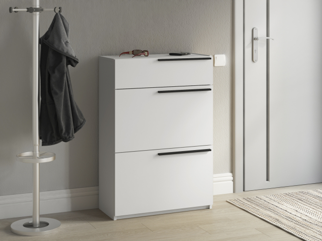 Обувница "Лаура-6", белый