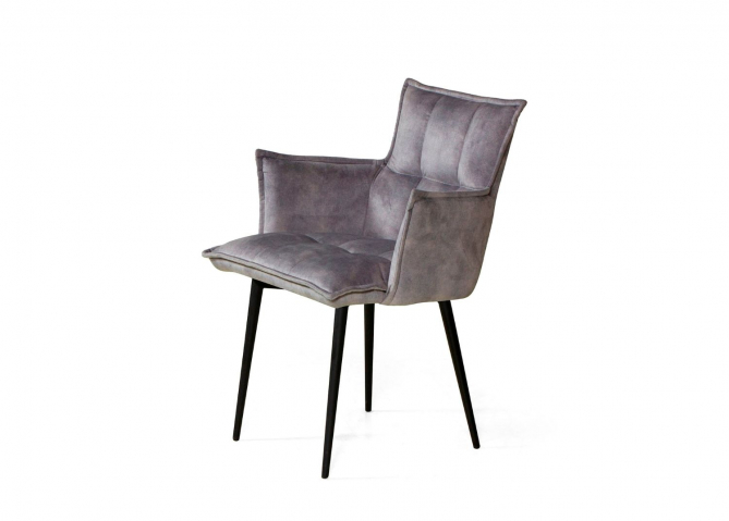 Стул "Росио" светло-серый Rio 9/черный