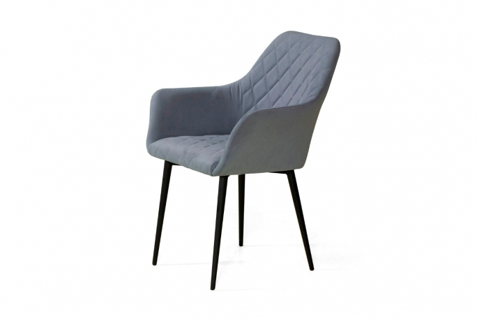 Стул "Гран" серый Velutto 12/черный