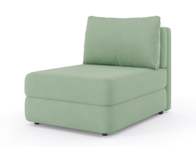 Кресло-кровать "Соло", велюр Зара Минт 14