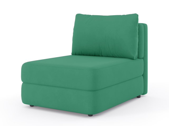 Кресло-кровать "Соло", велюр Зара Бирюза 96