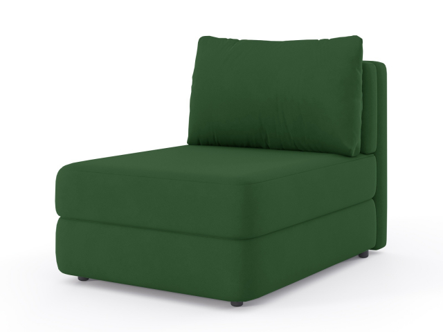 Кресло-кровать "Соло", велюр Зара Малахит 33