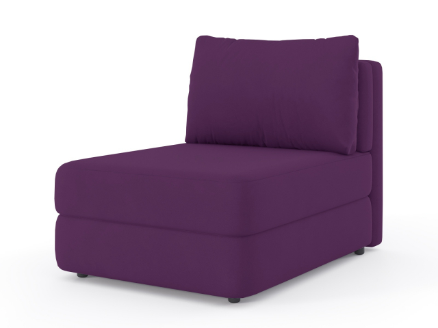 Кресло-кровать "Соло", велюр Зара Виолет 10