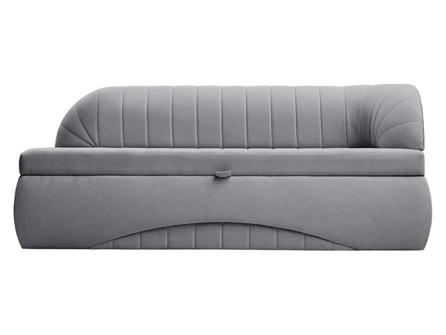 Диван-кровать для кухни с углом "Адажио", Коннект 82, серый