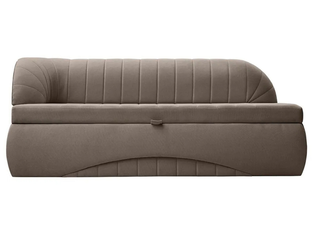 Диван-кровать для кухни с углом "Адажио", Коннект 31, коричневый