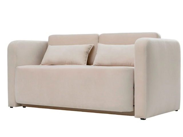 Диван-кровать "Марко", велюр Аmigo bone, светло-бежевый