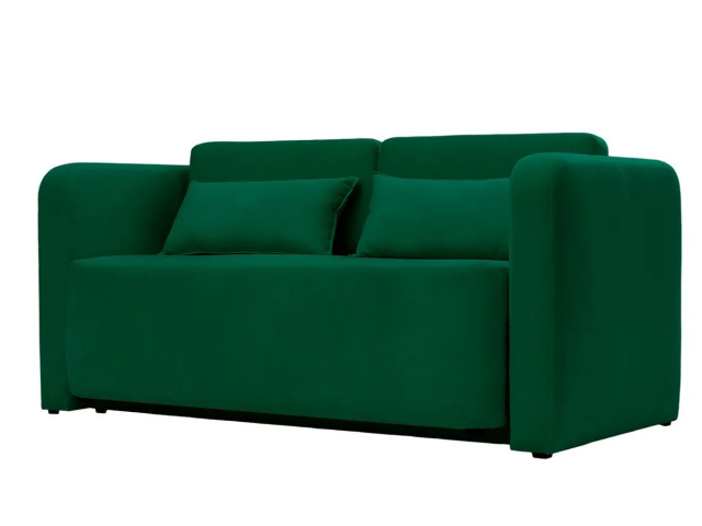 Диван-кровать "Марко", велюр Аmigo green, зеленый