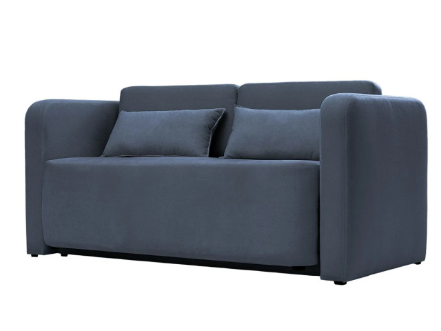 Диван-кровать "Марко", велюр Аmigo navy, синий