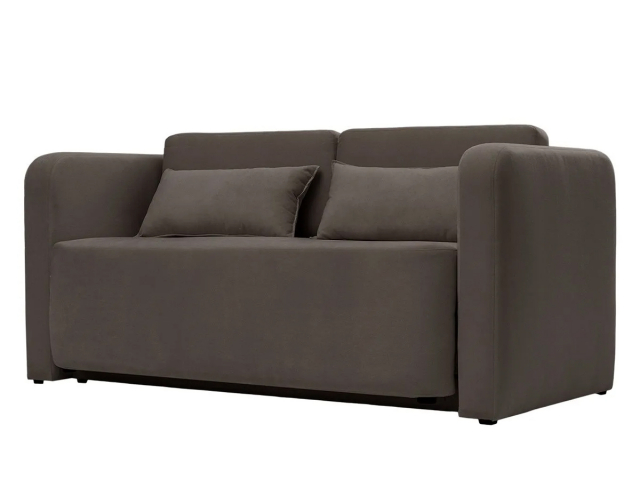 Диван-кровать "Марко", велюр Аmigo chocolate, коричневый