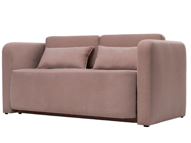 Диван-кровать "Марко", велюр Аmigo java, розово-коричневый