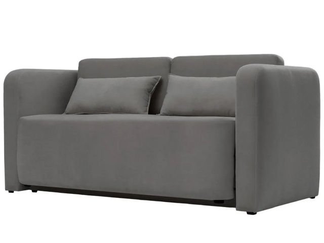 Диван-кровать "Марко", велюр Аmigo grey, серый