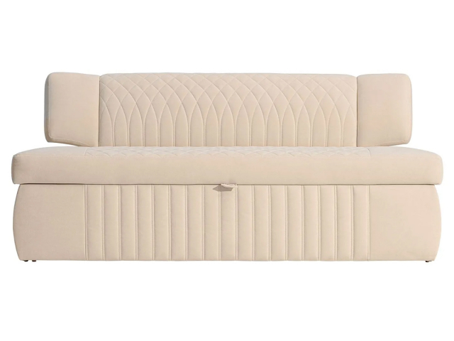 Кухонный диван-кровать "Леонардо", велюр Мелисса 02, бежевый