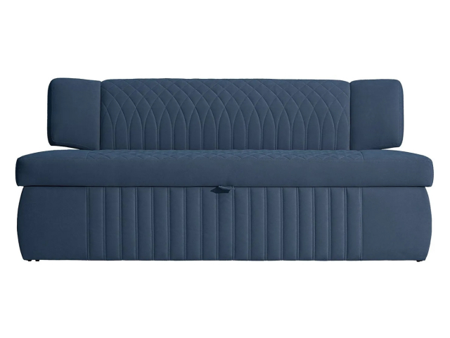 Кухонный диван-кровать "Леонардо", велюр Мелисса 20, синий