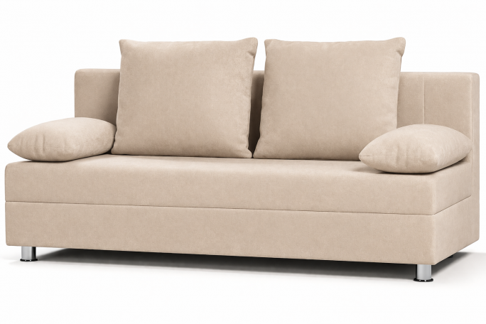 Диван-кровать "Британия" бежевый велюр Кабрио