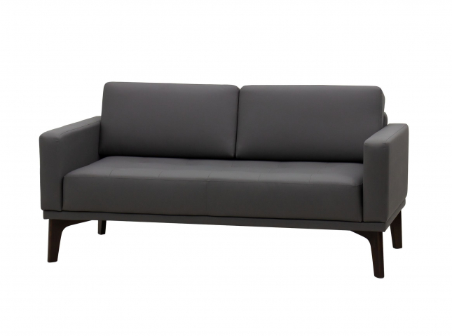 Диван 2-х местный "Темплтон" М-06, Monti (Монти) 14 темно-серый