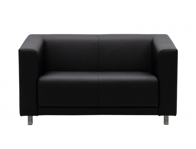 Диван 2-х местный "Борей С-54/2" Фиджи блэк, черный