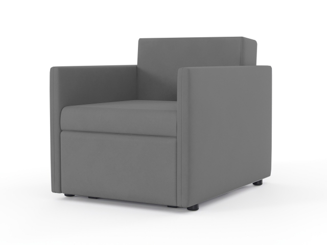 Кресло-кровать "Майами Лайт", велюр Зара Грей 18