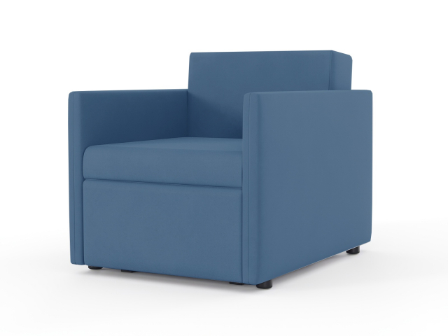 Кресло-кровать "Майами Лайт", велюр Зара Океан 45