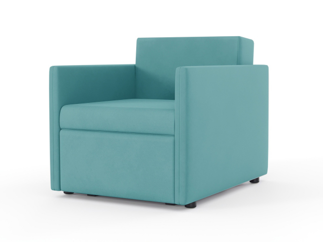 Кресло-кровать "Майами Лайт", велюр Зара Азур 48