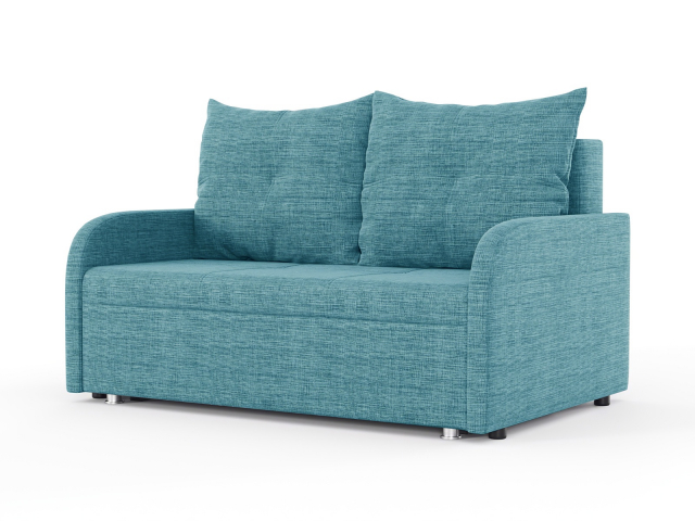 Диван-кровать "Мини Люкс Лайт", рогожка Дрим Азур